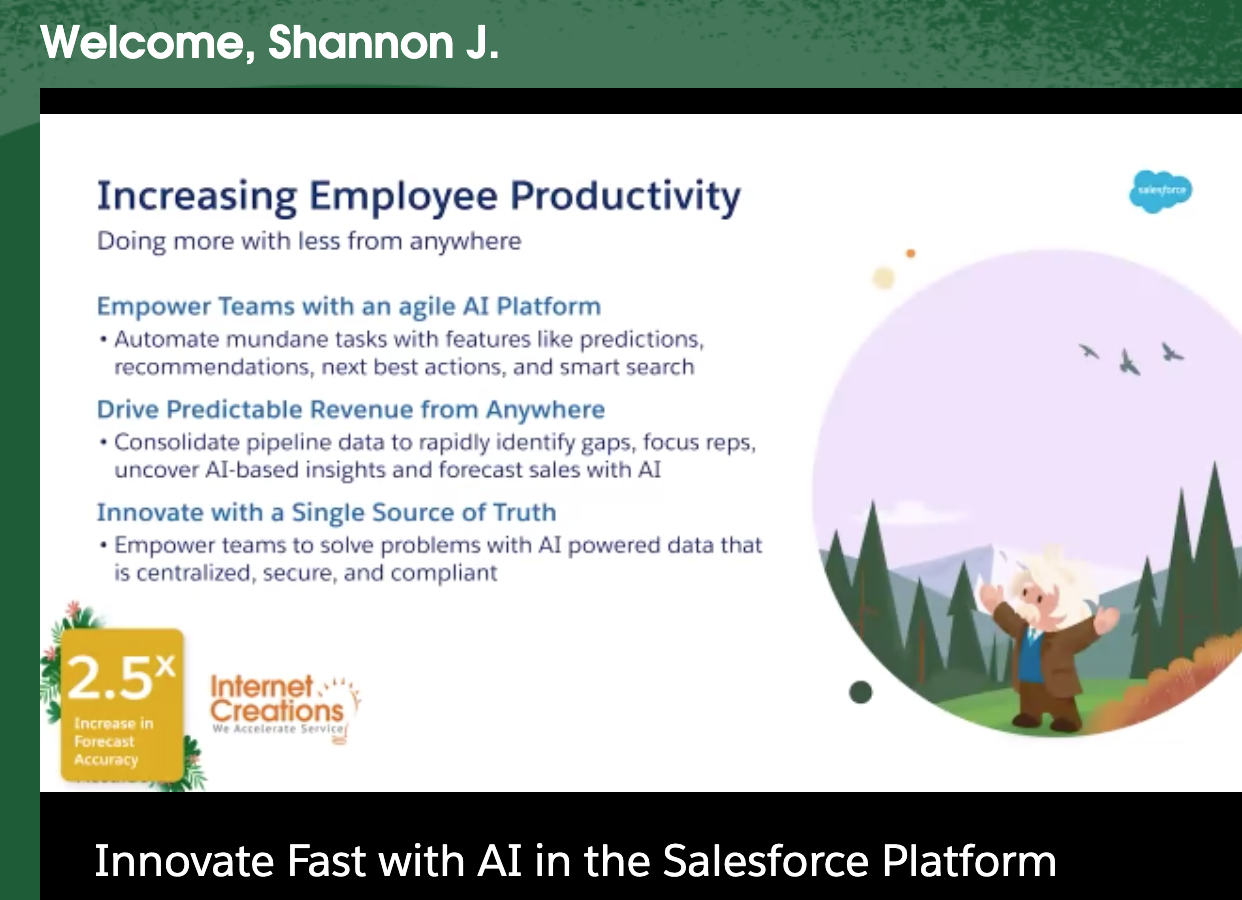 Innovate Fast with AI in the Salesforce Platform