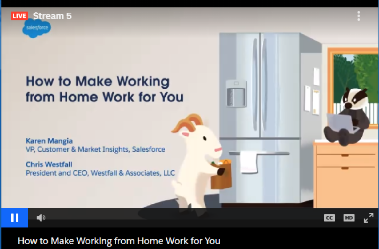 how to work from home using salesforce while empowering sales teams