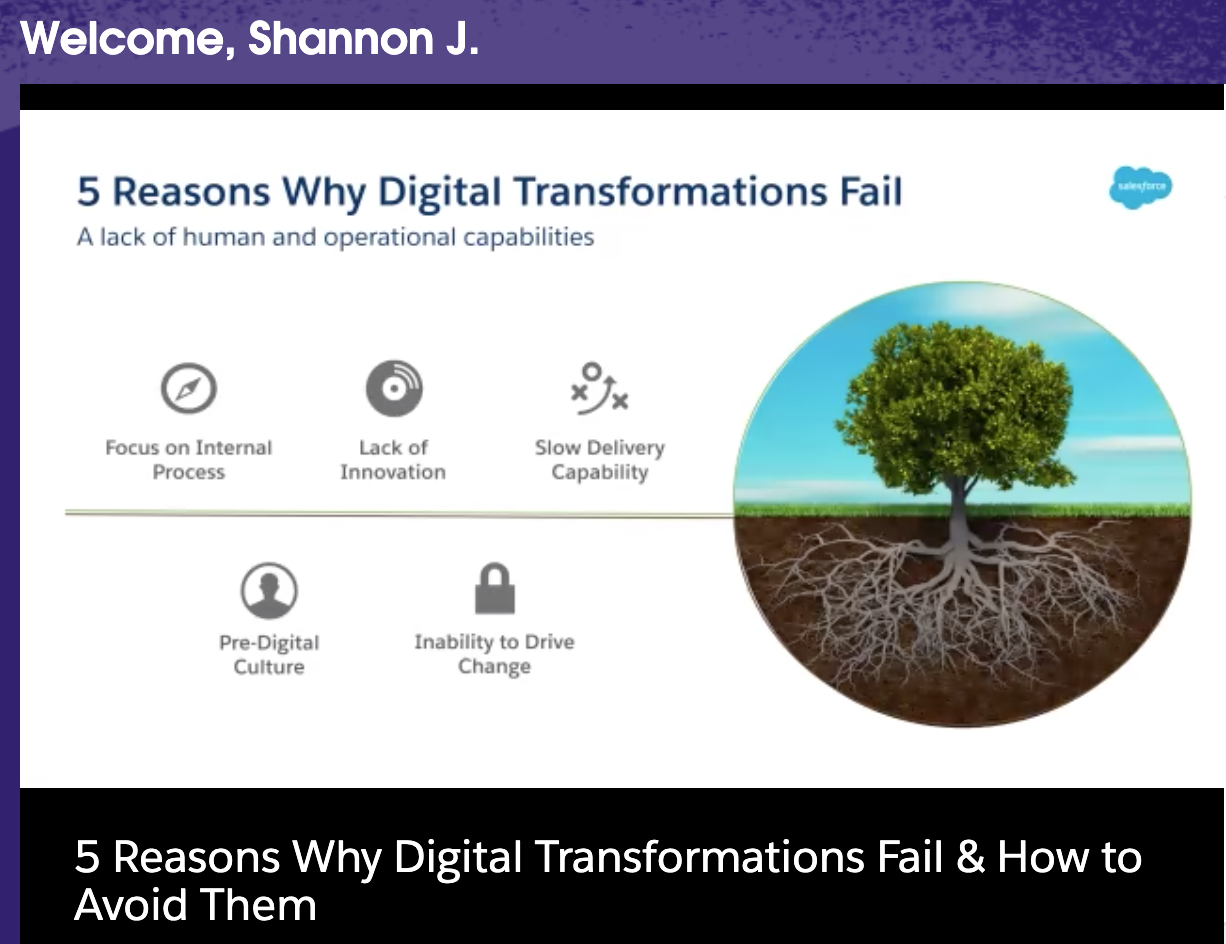 5 Reasons why digital transformations fail