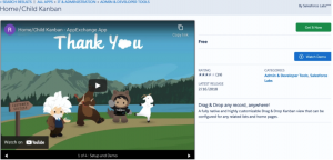 Home/Child Salesforce Kanban App