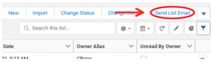 Send Email on Salesforce List