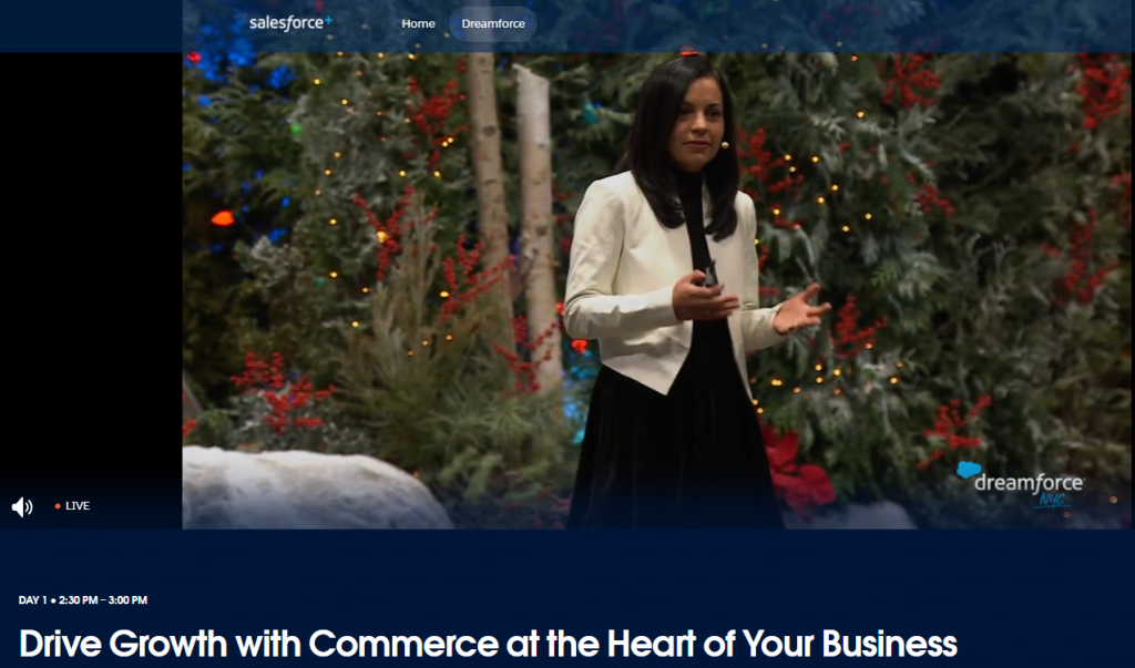 Drive Growth with Commerce at the Heart of Your Business - Dreamforce NYC