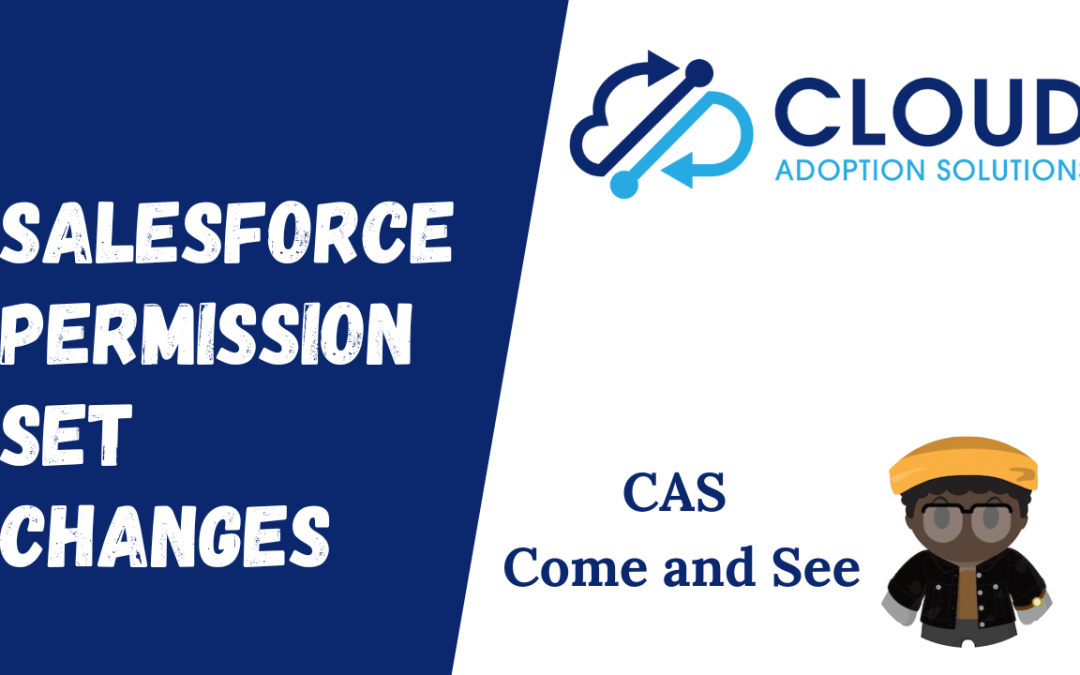 Salesforce: Permission Set Changes: CAS Come and See Video